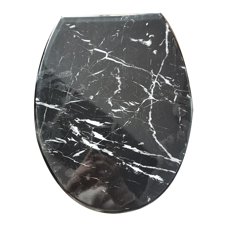 Black Marble Toilet ထိုင်ခုံ