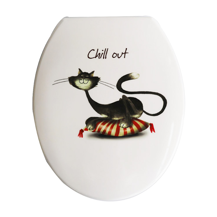 Cartoon Print Toilet Seat အနံ 360mm