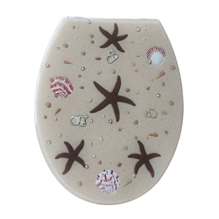 Oval Seashell Toilet Seat ကို ရှင်းလင်းပါ။